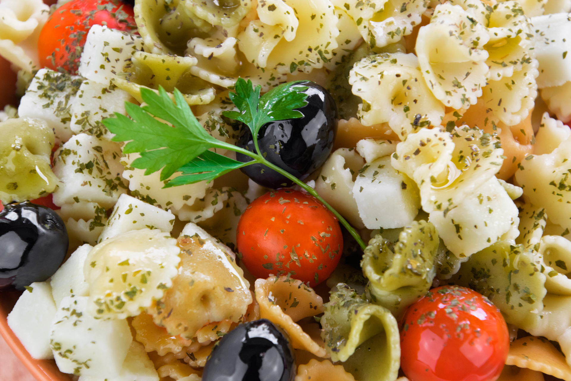 Pasta con aceitunas