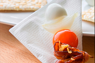 Brochetas de Bacon