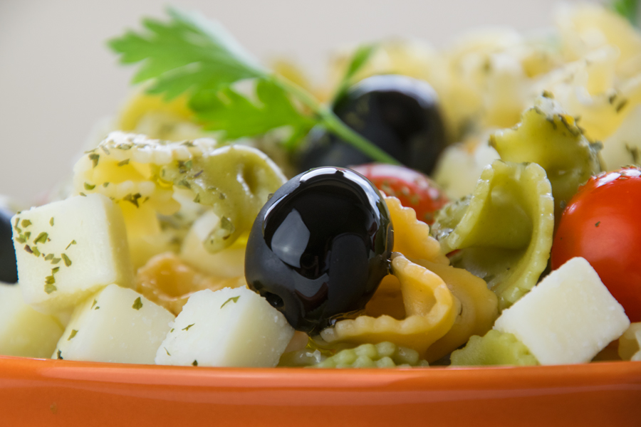 Pasta con Albahaca y Aceitunas detalle