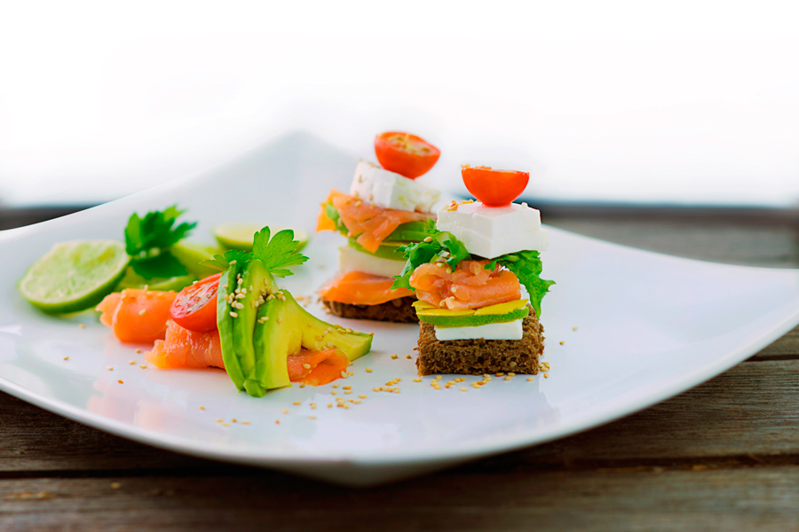 Pinchos de Salmón