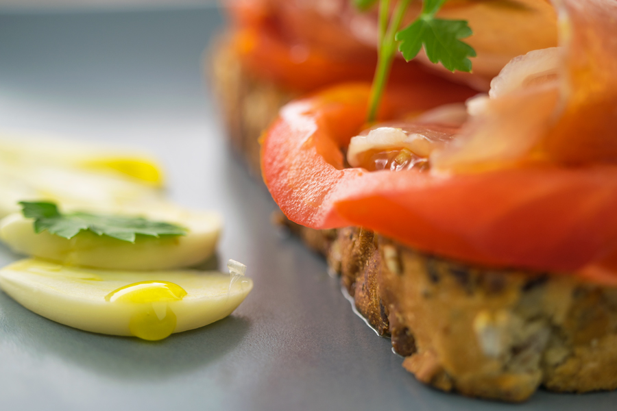 Tosta de Jamón detalle